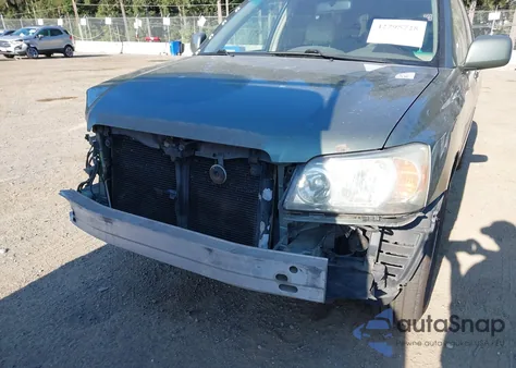 2004 Toyota Highlander V6 z USA, uszkodzony, nr VIN JTEEP21A940001699